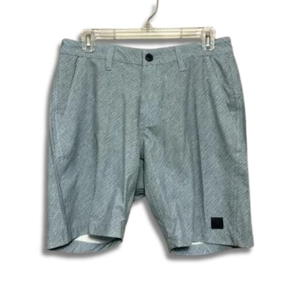 VINTAGE 1946 Utility Shorts Striped Quick-Dry Four Way Stretch Blue Men's 32 NWT - Picture 1 of 8